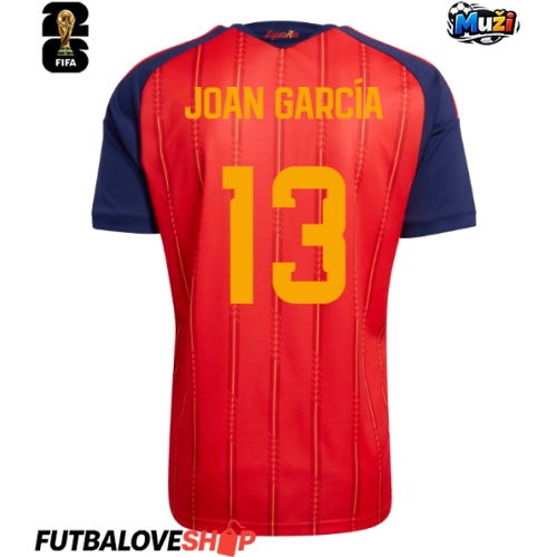 Dres Španielsko Joan Garcia #13 Domáci MS 2026 Krátky Rukáv